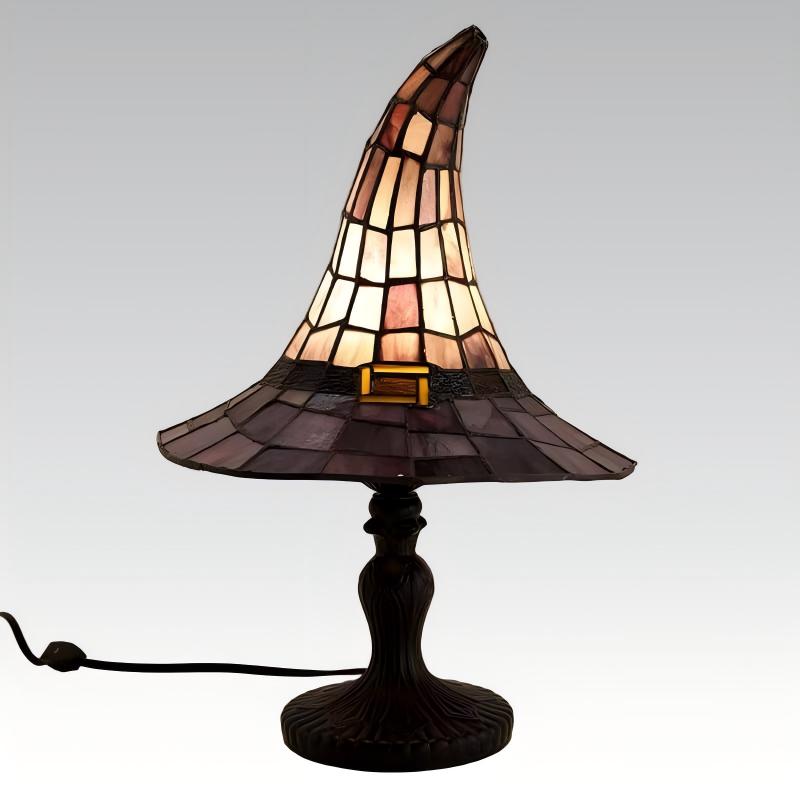 Betoverende Sfeer Glas-in-lood Heksenlamp