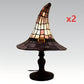Betoverende Sfeer Glas-in-lood Heksenlamp