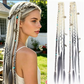 Maillard Stijl Voorgevlochten Haarextensions