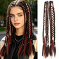 Maillard Stijl Voorgevlochten Haarextensions