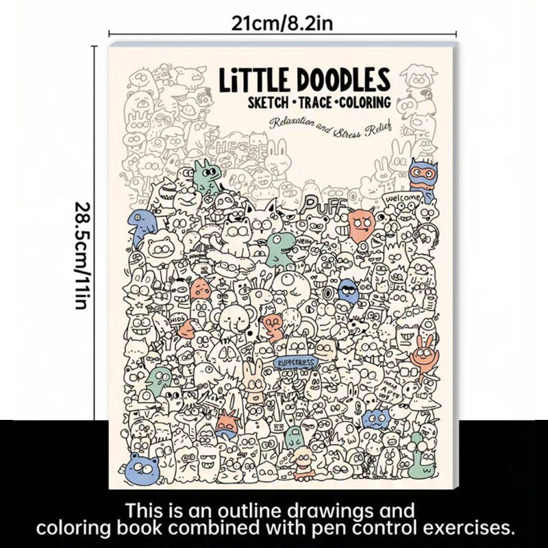 Creatief Doodle Kunst Kleurboek