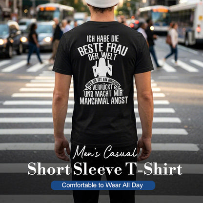 Casual T-shirt met korte mouwen voor heren