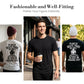 Casual T-shirt met korte mouwen voor heren