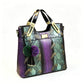 Elegante shopper van PU-leer met slangenprint
