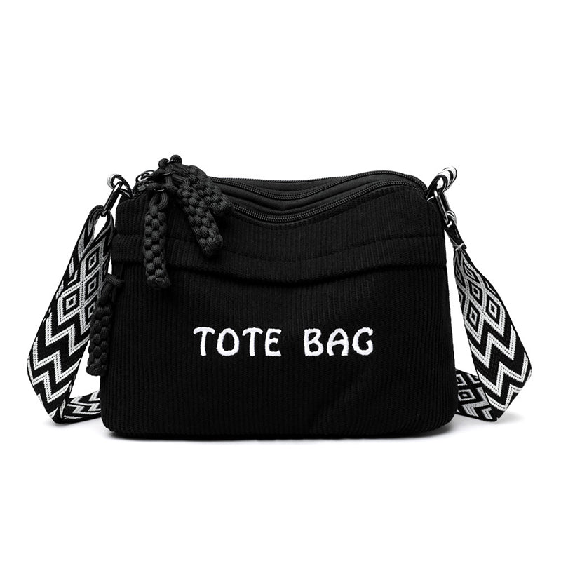 Vintage crossbodytas met grote capaciteit voor dames