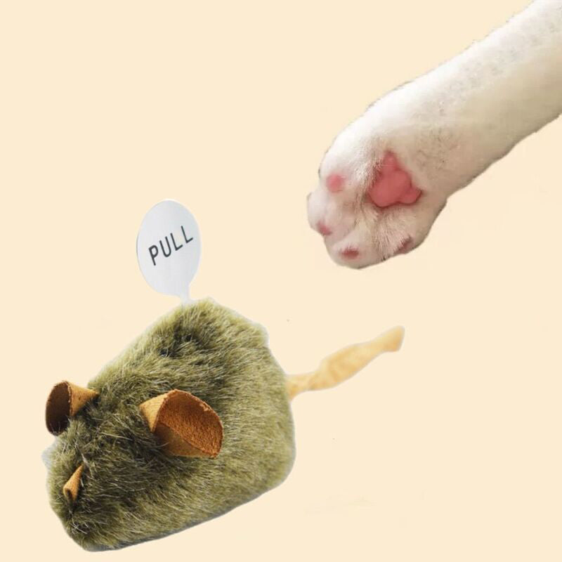 Pluche muis met geluidseffect voor katten