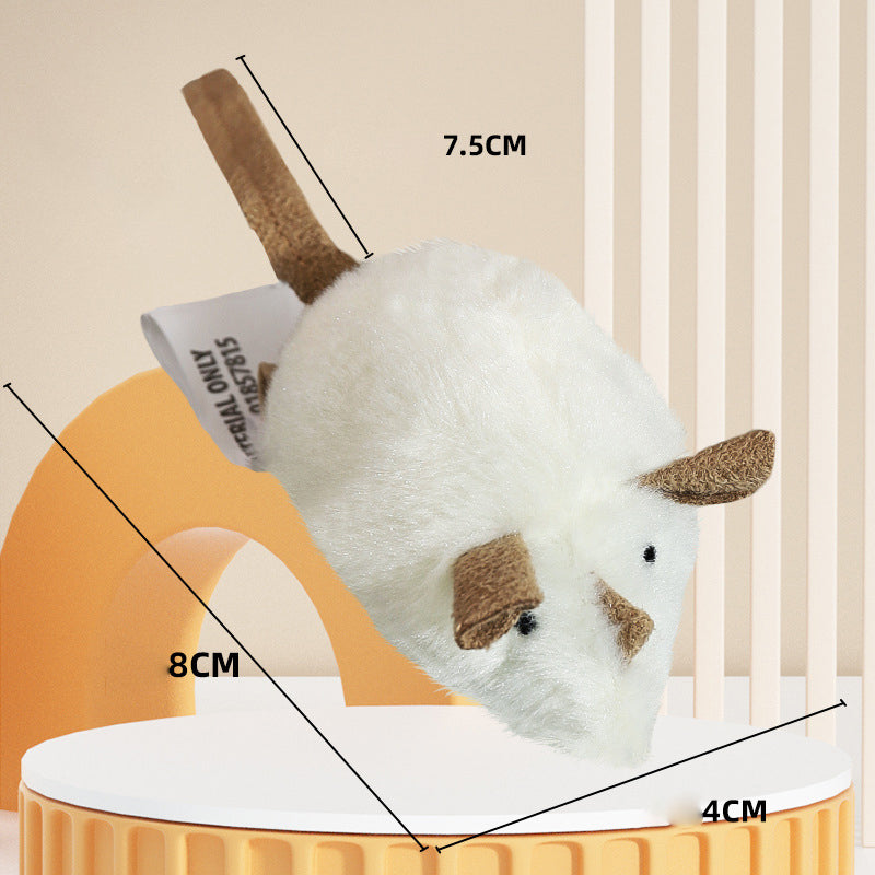 Pluche muis met geluidseffect voor katten