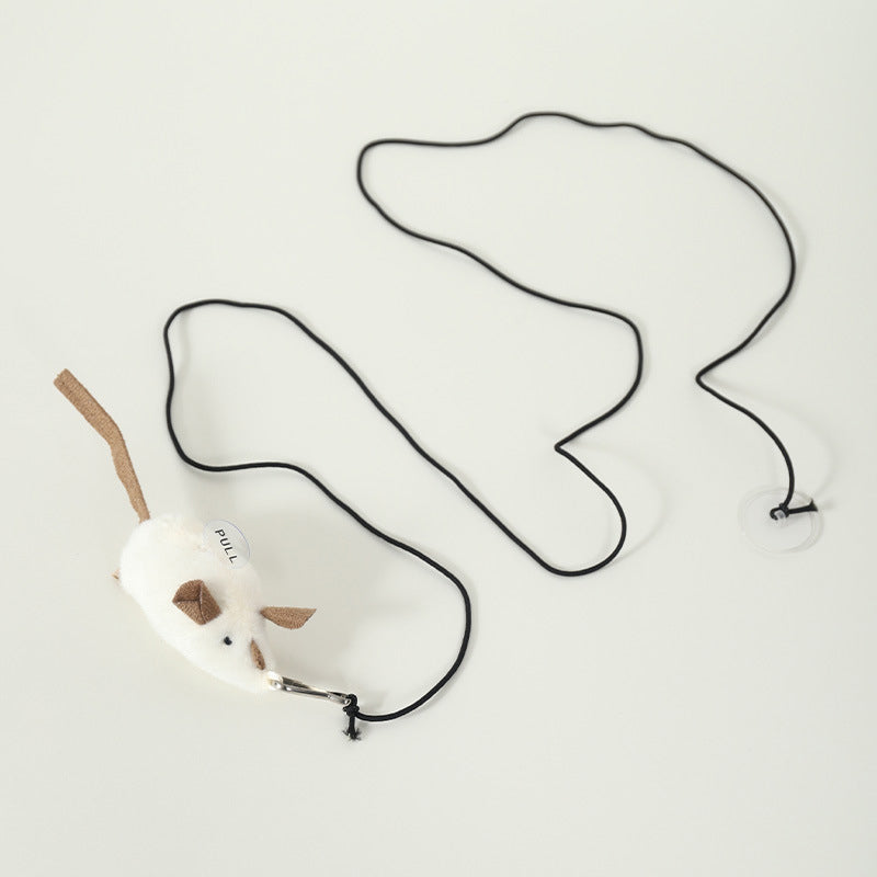 Pluche muis met geluidseffect voor katten