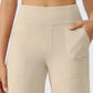 Dames casual cropped broek met wijde pijpen