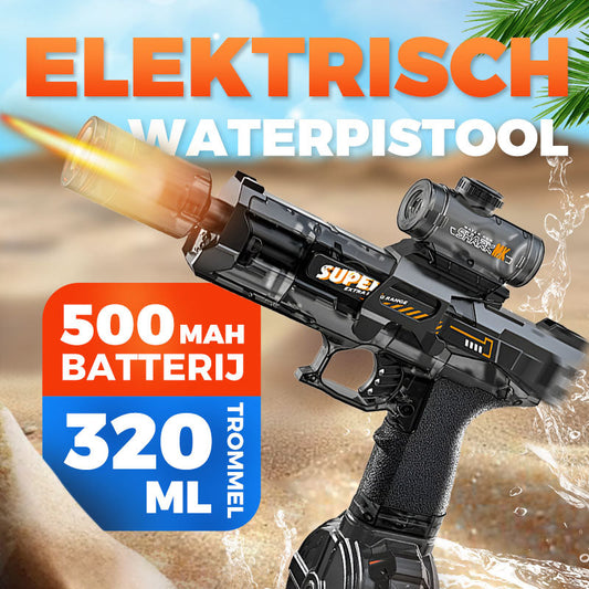 ❄️50% KORTING🔫Zomerfresh – Dit waterpistool drinkt zelf uit de emmer en spuit non-stop door! Dompel 'm 1 seconde, trek de trekker over, en 10 meter lang regent het ijskoud verzet!