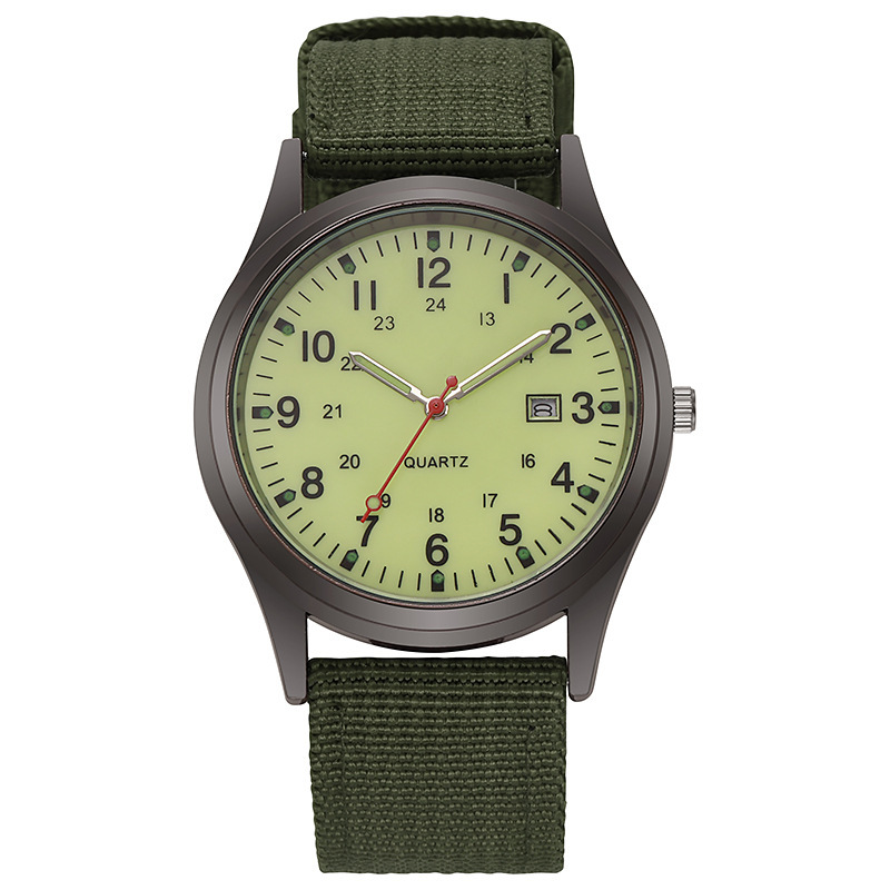 📢 50% KORTING !! ⌚ Heren kwartshorloge met lichtgevend display.