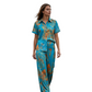 Dames Casual Korte Mouw Top en Broek Set