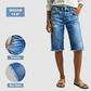 Dames Casual Distressed Denim Bermuda Shorts