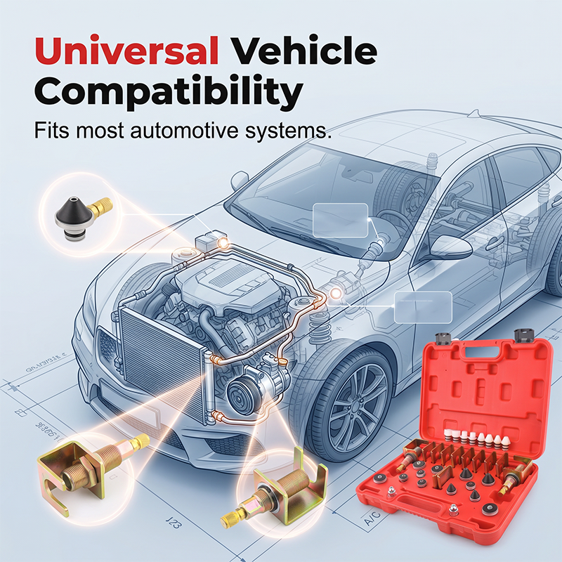 Universele Lekdetectie voor Auto-airconditioning