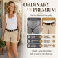 Casual stretchshorts voor dames met cargozakken