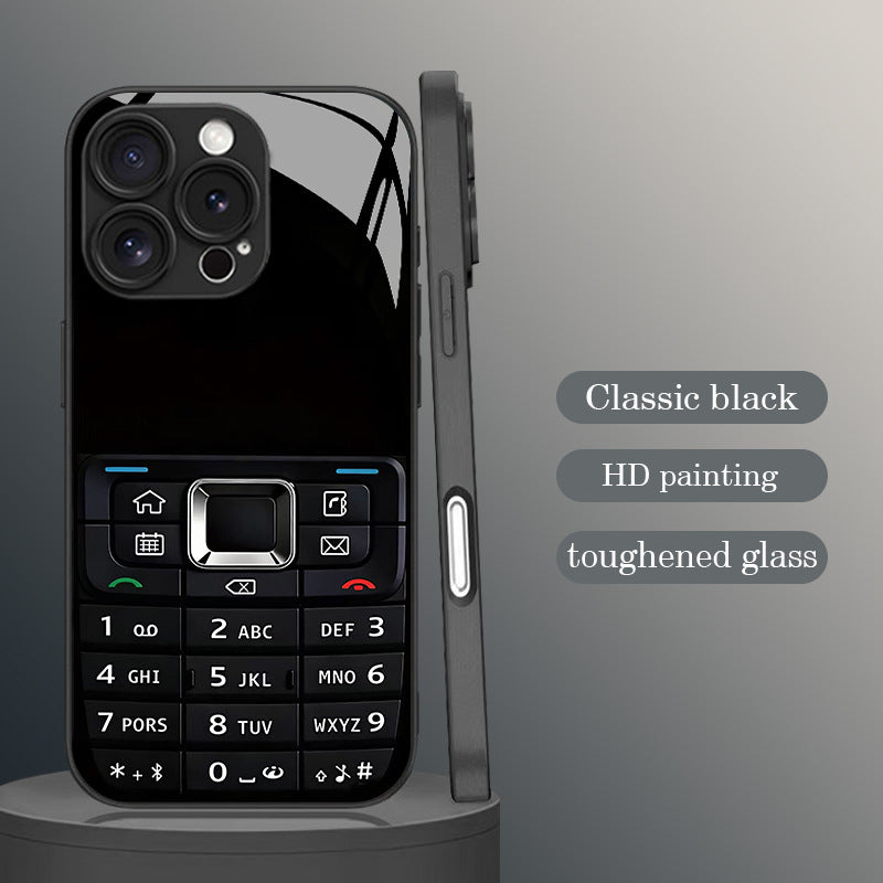 Retro Telefoonhoesje met Toetsenontwerp