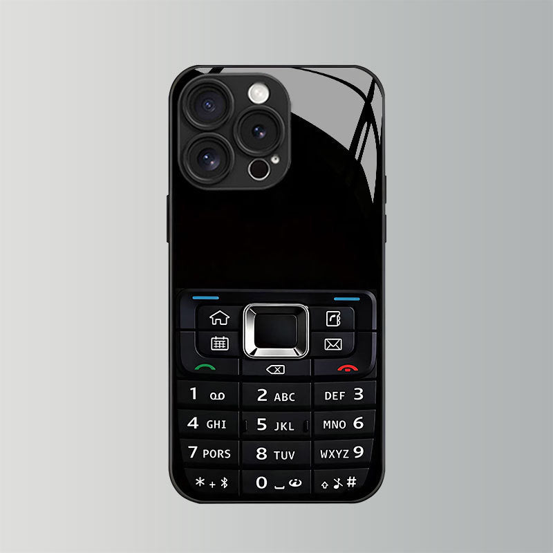 Retro Telefoonhoesje met Toetsenontwerp