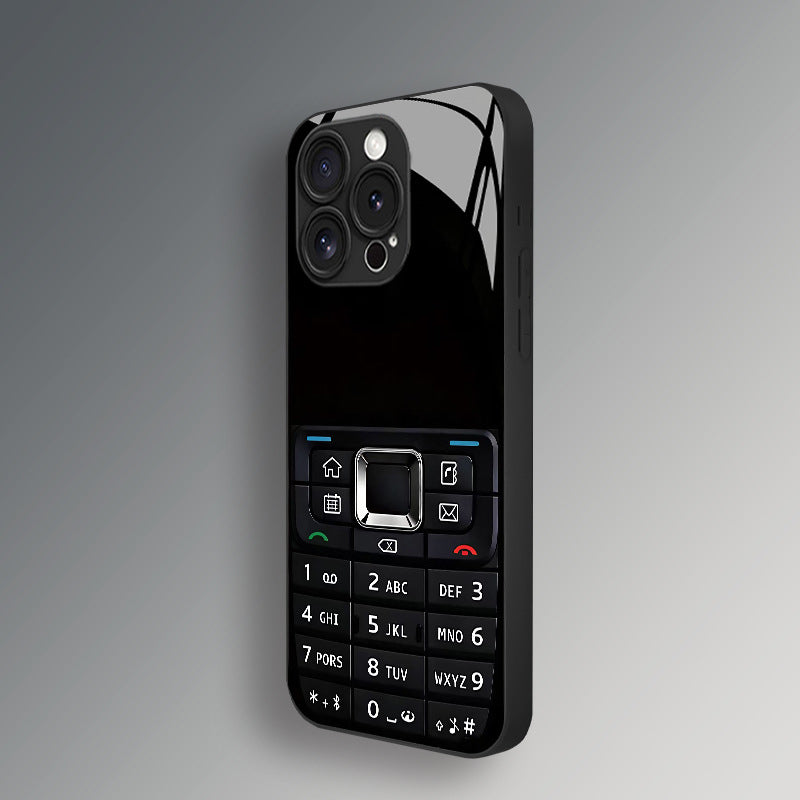 Retro Telefoonhoesje met Toetsenontwerp