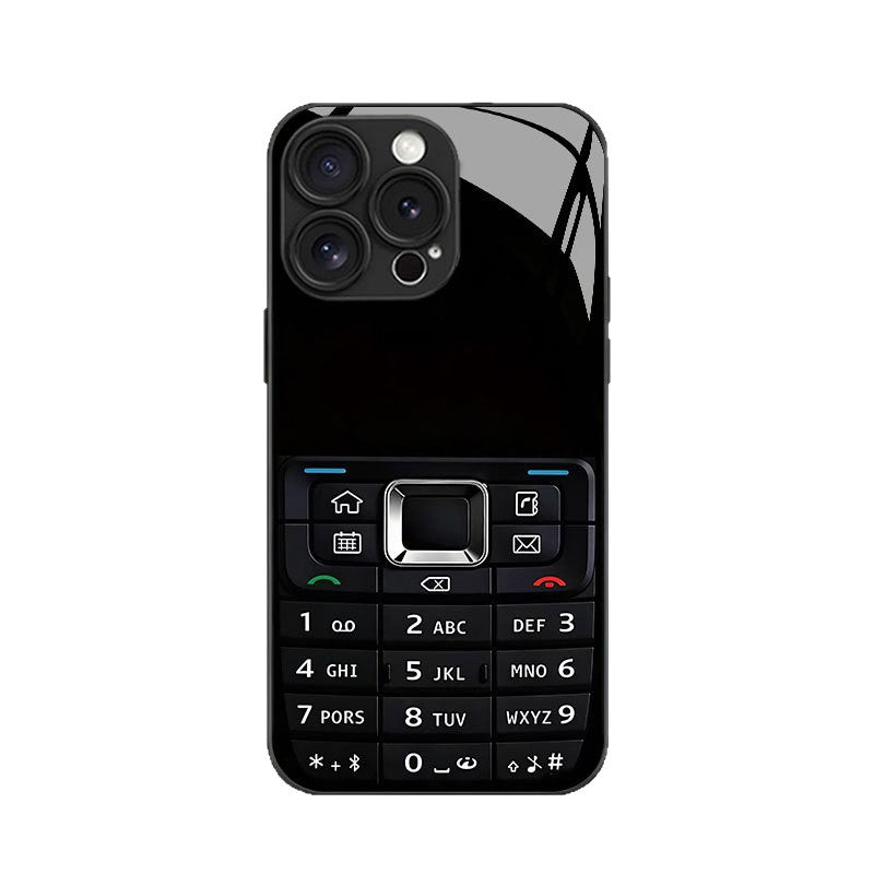 Retro Telefoonhoesje met Toetsenontwerp