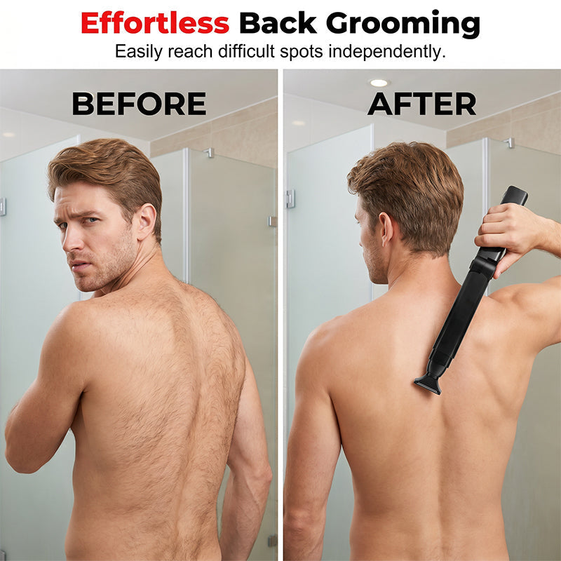 🪒💪 50% KORTING! Body trimmer voor mannen, overal te bereiken 🧔✨