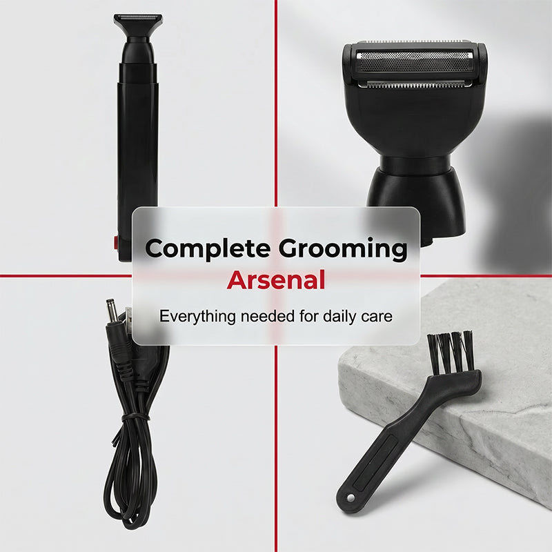 🪒💪 50% KORTING! Body trimmer voor mannen, overal te bereiken 🧔✨