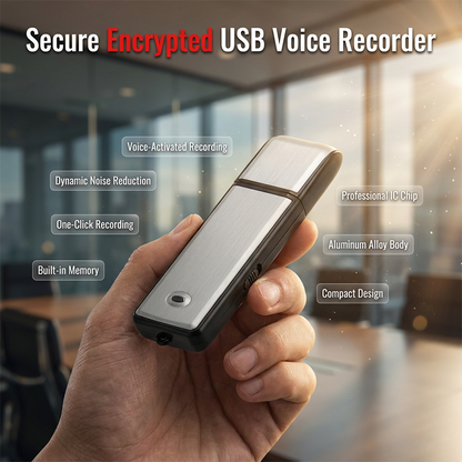 🔥 50% KORTING 🎙️ Draagbare USB Spraakrecorder – Heldere Opnames & Slimme Ruisonderdrukking✨
