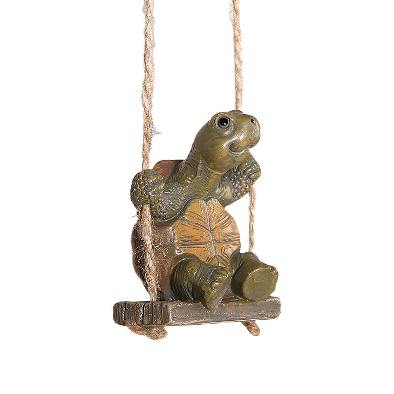 🎉Nieuw! Beperkte Tijd – 50% KORTING⏰ Speelse Schildpad Schommel Decoratie