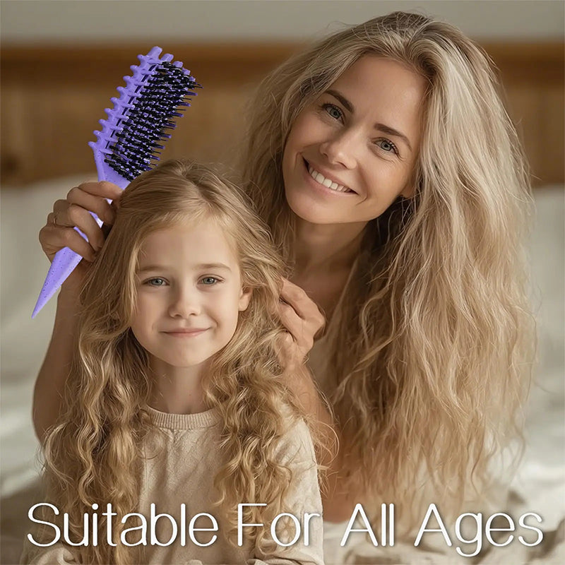 📢📢Nieuw Hot Product – 50% KORTING! 🎁⏰ Geventileerde Ontklittingsborstel voor Krullend Haar