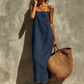 Women's Casual Solid Color Slip Dress