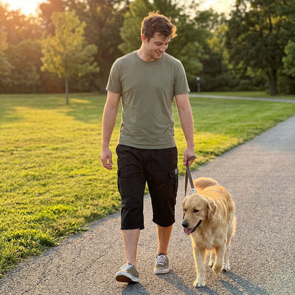 Men's Casual Capri Pants with Drawstring Waist