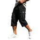 Men's Casual Capri Pants with Drawstring Waist