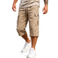 Men's Casual Capri Pants with Drawstring Waist