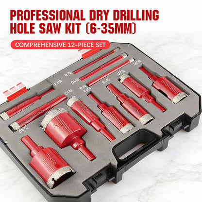 📢📢50% KORTING !! ⏰Professionele set droogboor-gatzaagjes (6-35 mm)