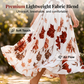 Dames maxi-jurk met print en spaghettibandjes