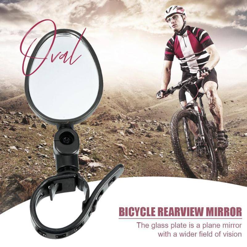 🚴 360° Draaibare Fietsspiegel — Bolle Spiegel, Eenvoudige Montage, Rond of Ovaal, Motor & E-bike 🔎