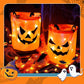 Halloween glow-in-the-dark pompoen snoep handtas