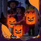 Halloween glow-in-the-dark pompoen snoep handtas