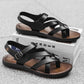 🌊 Heren Romeinse stijl sandalen – zachte zool zomer casual strandwandelschoenen