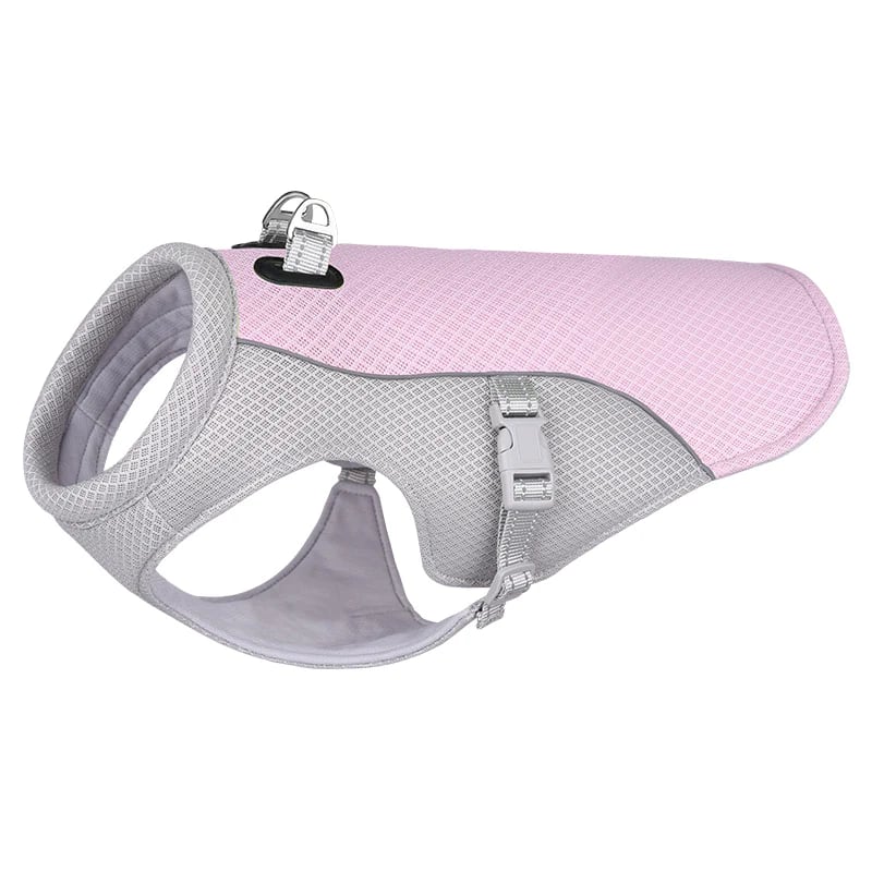 Honden Koelvest™ – UV-Bescherming 70% | 3-Laags Koelstof | Zomerhitte Bescherming voor Honden