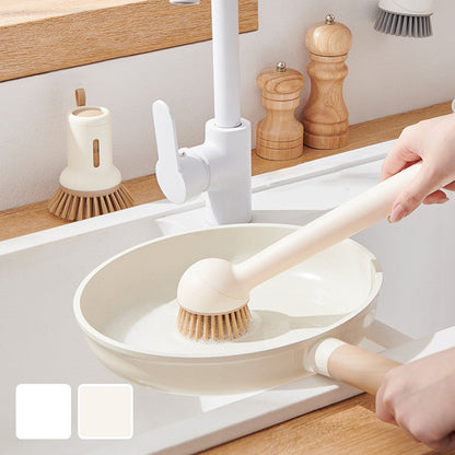 🍳 Draaibare borstelset voor hangpotten – Verstelbare hoek en lekvrij ontwerp 🧼