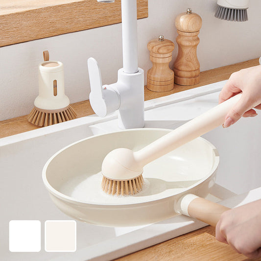 🍳 Draaibare borstelset voor hangpotten – Verstelbare hoek en lekvrij ontwerp 🧼
