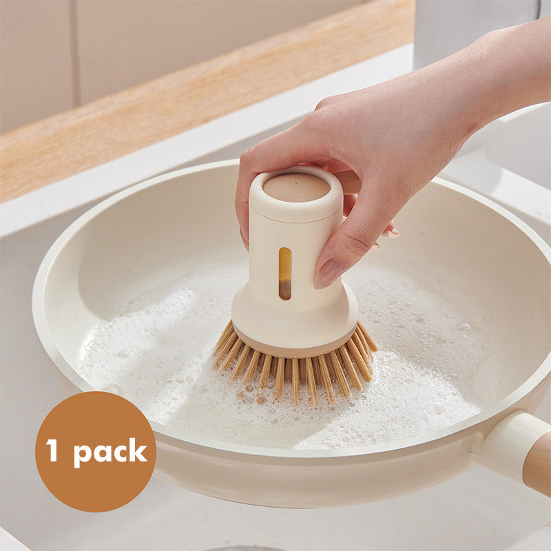 🍳 Draaibare borstelset voor hangpotten – Verstelbare hoek en lekvrij ontwerp 🧼
