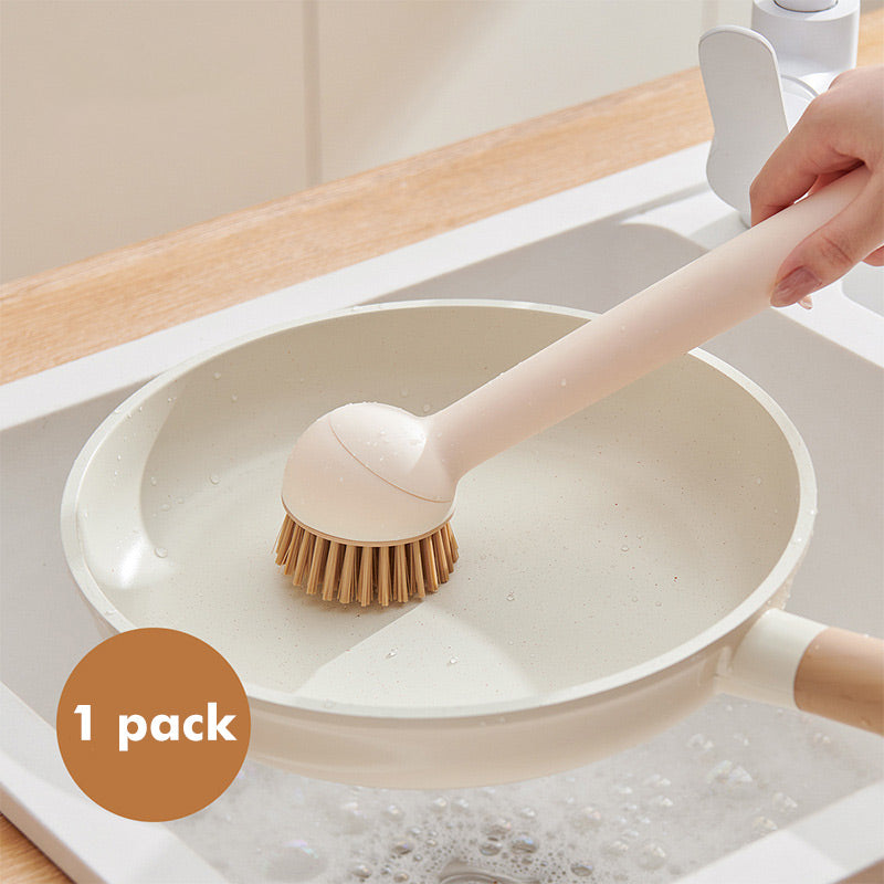 🍳 Draaibare borstelset voor hangpotten – Verstelbare hoek en lekvrij ontwerp 🧼