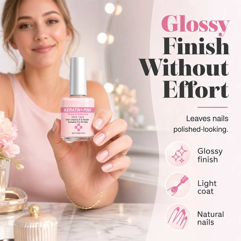✨Koop 1 krijg 1 gratis✨Keratine nagelversterker & -crème – Herstelt & geeft een glanzende finish 🌟