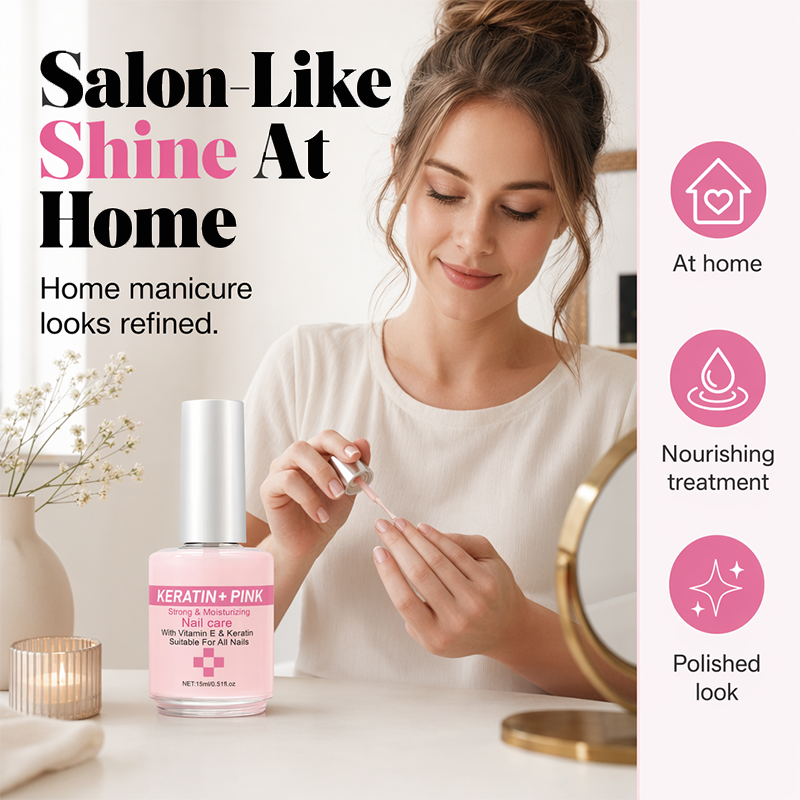 ✨Koop 1 krijg 1 gratis✨Keratine nagelversterker & -crème – Herstelt & geeft een glanzende finish 🌟