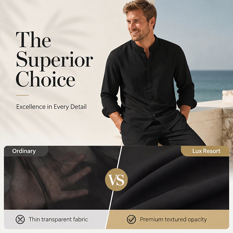 ⏳🔥TIJDELIJKE AANBIEDING: 50% KORTING! ⏰Minimalistische casual set met overhemd en broek voor heren