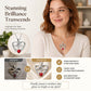 Infinity Heart Cross-ketting met vleugelhanger