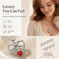 Infinity Heart Cross-ketting met vleugelhanger