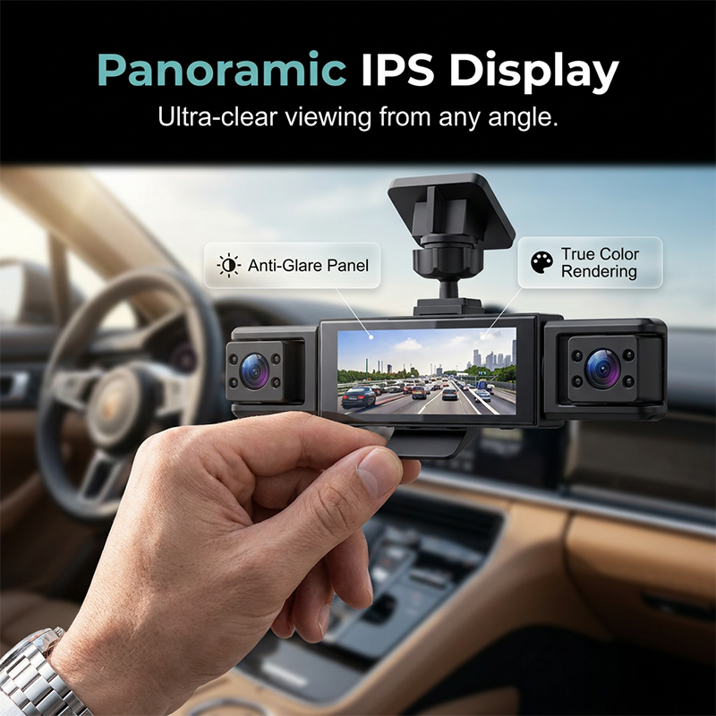 📷 360°-bescherming, 4-kanaals dashcam