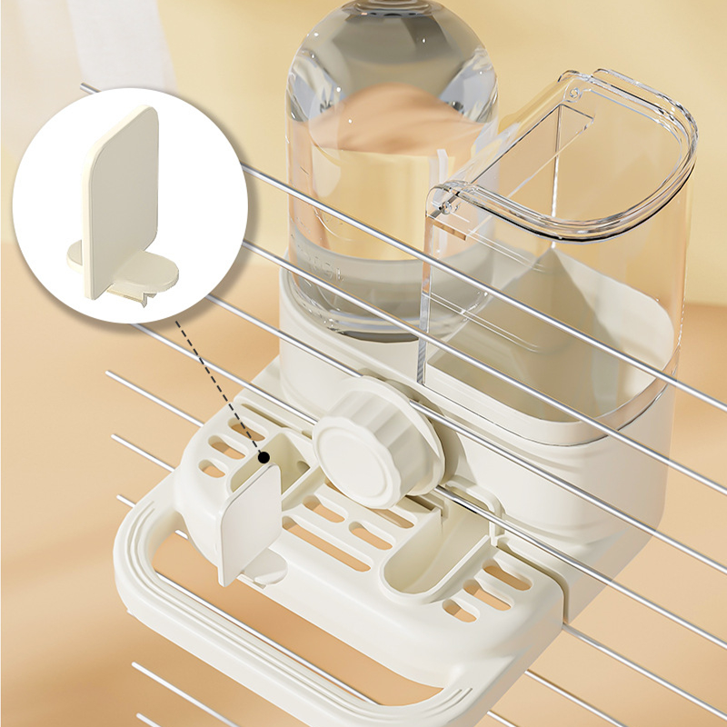 2-in-1 Automatische Vogelvoederbak & Waterbak – Anti-verpilling ontwerp, eenvoudig bij te vullen & helder zicht
